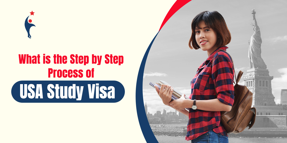 What is the step by step process of USA study visa